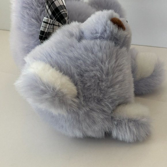 Vintage Gund Plush Bear My First Teddy Stuffed Animal Purple Lavender Bow Soft - Picture 12 of 13